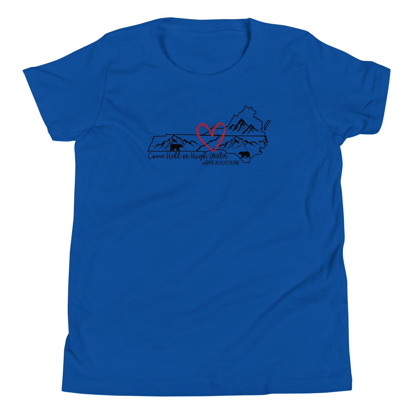 Appalachia Strong | Hurricane Helene Relief Youth Short Sleeve Tee Shirt