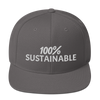 100% SUSTAINABLE Snapback Baseball Hat