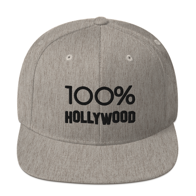 100% HOLLYWOOD Snapback Hat