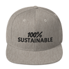 100% SUSTAINABLE Snapback Baseball Hat