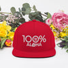 100% ALOHA Snapback Hat - 100 Percent Tee Company