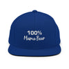 100% Mama Bear Snapback Baseball Hat