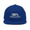 100% ANGELENO Snapback Baseball Hat