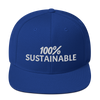 100% SUSTAINABLE Snapback Baseball Hat