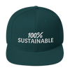 100% SUSTAINABLE Snapback Baseball Hat