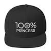 100% PRINCESS Snapback Hat - 100 Percent Tee Company