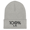 100% L.A. Cuffed Beanie - 100 Percent Tee Company