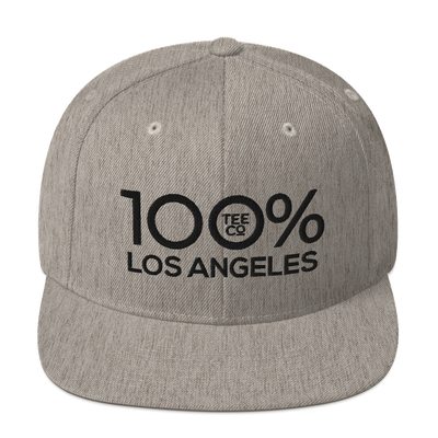 100% LOS ANGELES Snapback Hat - 100 Percent Tee Company