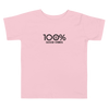 100% GOOD VIBES Toddler Short Sleeve Tee - 100 Percent Tee Company