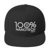 100% NANOTECH Snapback Baseball Hat - 100 Percent Tee Company