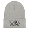 100% ORGANIC Cuffed Beanie - 100 Percent Tee Company