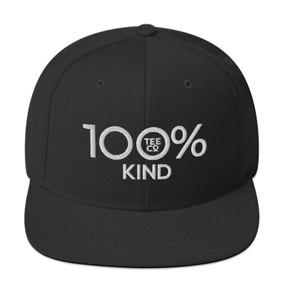 100% KIND Snapback Baseball Hat - 100 Percent Tee Company