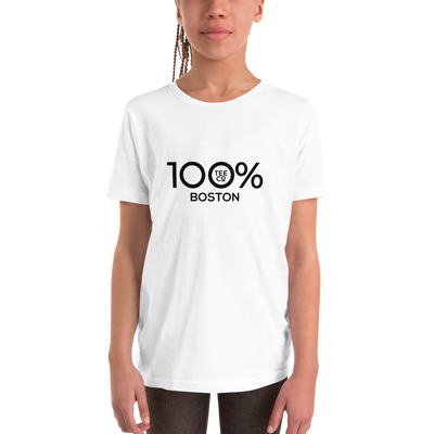 100% BOSTON Youth Short Sleeve Tee - 100 Percent Tee Company