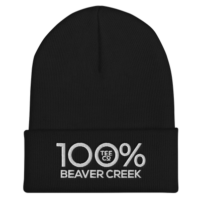 100% BEAVER CREEK Cuffed Beanie - 100 Percent Tee Company