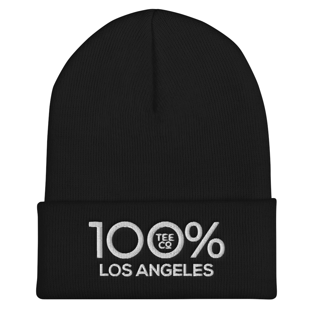 100% LOS ANGELES Cuffed Beanie - 100 Percent Tee Company