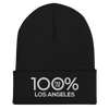 100% LOS ANGELES Cuffed Beanie - 100 Percent Tee Company
