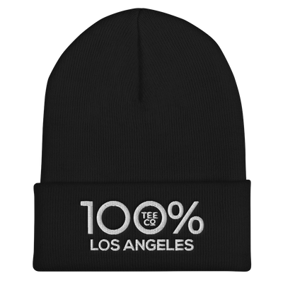 100% LOS ANGELES Cuffed Beanie - 100 Percent Tee Company