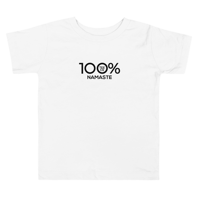 100% NAMASTE Toddler Short Sleeve Tee - 100 Percent Tee Company
