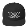 100% TELLURIDE Snapback Hat - 100 Percent Tee Company