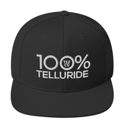 100% TELLURIDE Snapback Hat - 100 Percent Tee Company