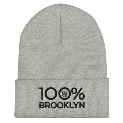 100% BROOKLYN Cuffed Beanie - 100 Percent Tee Company