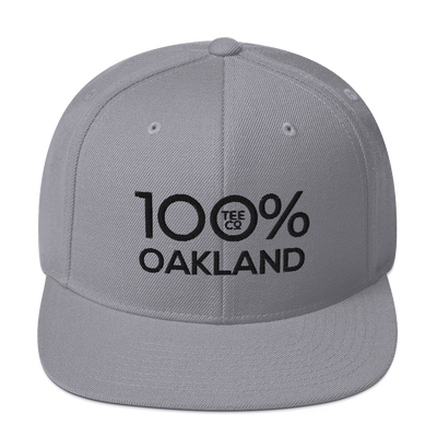 100% OAKLAND Snapback Hat