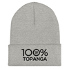 100% TOPANGA Cuffed Beanie - 100 Percent Tee Company