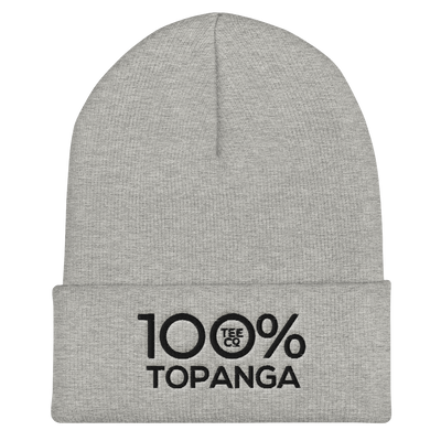 100% TOPANGA Cuffed Beanie - 100 Percent Tee Company