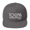 100% NANOTECH Snapback Baseball Hat - 100 Percent Tee Company