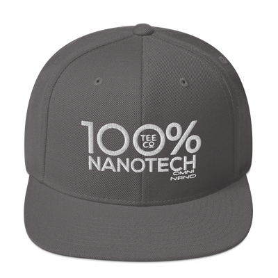 100% NANOTECH Snapback Baseball Hat - 100 Percent Tee Company