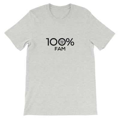 100% FAM Short-Sleeve Unisex Tee - 100 Percent Tee Company