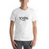 100% LEGAL Short-Sleeve Unisex Tee - 100 Percent Tee Company