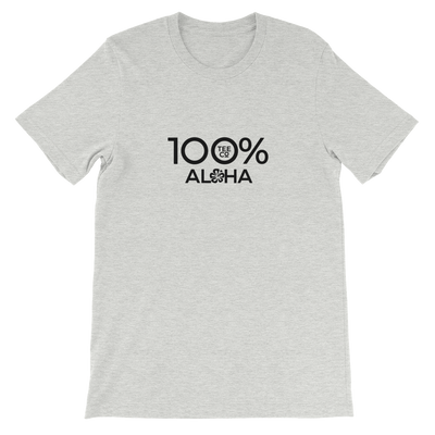 100% ALOHA Short-Sleeve Unisex Tee - 100 Percent Tee Company