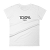 100% CALI Women's Short Sleeve Tee - 100 Percent Tee Company