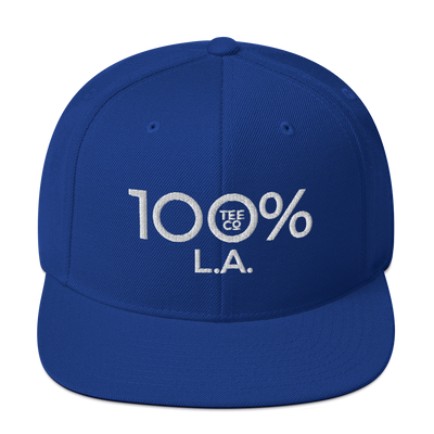 100% L.A. Snapback Baseball Hat - 100 Percent Tee Company