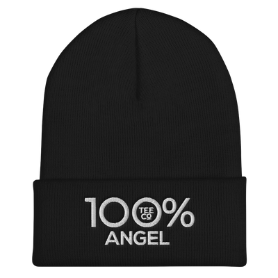 100% ANGEL Cuffed Beanie - 100 Percent Tee Company
