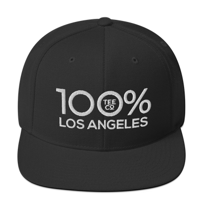 100% LOS ANGELES Snapback Hat - 100 Percent Tee Company