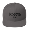 100% S.F. Snapback Hat - 100 Percent Tee Company