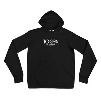 100% BLESSED Unisex hoodie - 100 Percent Tee Company