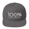 100% INCLUSION Snapback Baseball Hat - 100 Percent Tee Company