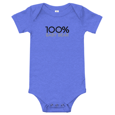 100% BABY BEAR Onesie