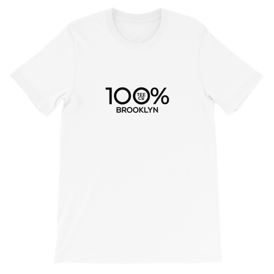 100% BROOKLYN Short-Sleeve Unisex Tee - 100 Percent Tee Company