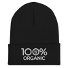 100% ORGANIC Cuffed Beanie - 100 Percent Tee Company