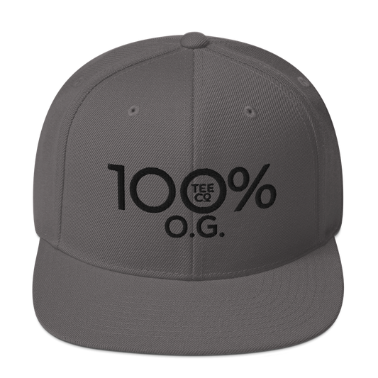 100% O.G. Snapback Hat - 100 Percent Tee Company