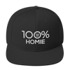 100% HOMIE Snapback Hat - 100 Percent Tee Company