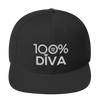 100% DIVA Snapback Hat - 100 Percent Tee Company