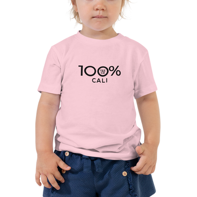 100% CALI Toddler Short Sleeve Tee - 100 Percent Tee Company