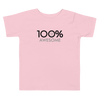 100% AWESOME Toddler Short Sleeve Tee - 100 Percent Tee Company