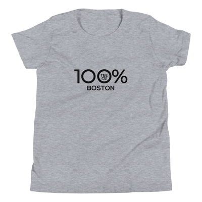 100% BOSTON Youth Short Sleeve Tee - 100 Percent Tee Company