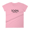 100% WHISTLER Women's Short Sleeve Tee - 100 Percent Tee Company